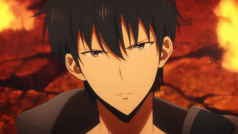 Sung Jinwoo looking determined and serious in Solo Leveling episode 7