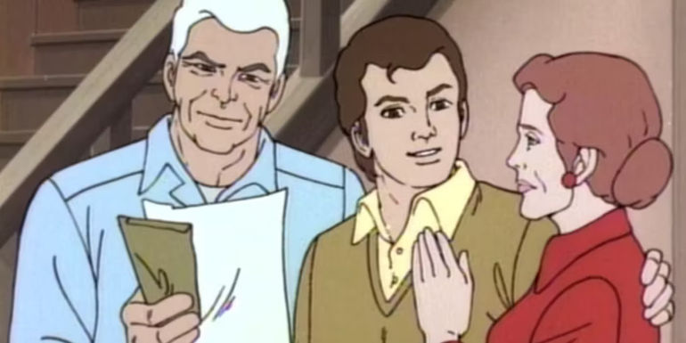 Uncle Ben, Peter Parker, and Aunt May in Spider-Man and his Amazing Friends