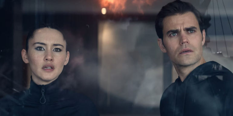 Kirk and La'an in Star Trek: Strange New Worlds season 2.