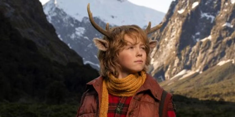 Sweet Tooth Season 3 Gus standing in front of a mountain scape