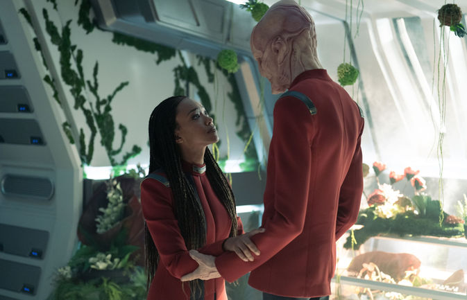 Burnham and Saru. disco season 5