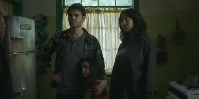 Paul Wesley and Jackie Cruz in History of Evil