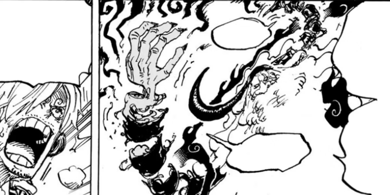 Saturn's Regeneration vs Luffy in One Piece 1108