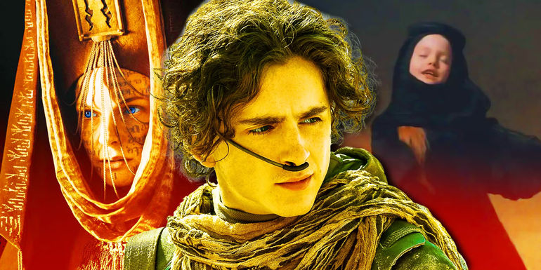 Alia Atreides from Lynch's Dune with Chalamet's Paul and Lady Jessica from Dune 2 - Dune Is Unlikely To Spoil Avatar's Box Office, But Might Wreck Its Legacy
