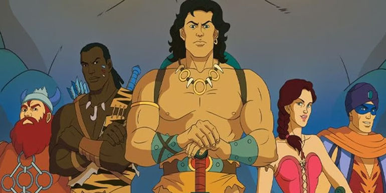 Conan the adventurer cartoon poster