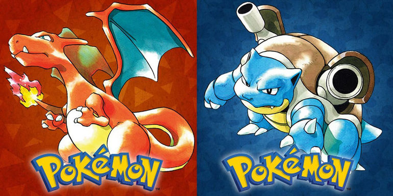 Pokemon Red and Blue box art - Best-Selling Game Boy/Game Boy Color Games