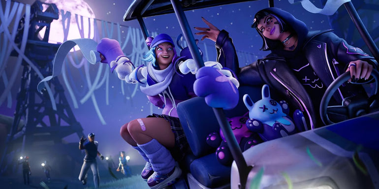 loading screen included in the Best Friends bundle - To purchase the entire Barbed Troublemaker set separately, gamers will need to spend a total of 2,500 V-Bucks, so they might want to consider purchasing the Best Friends bundle instead