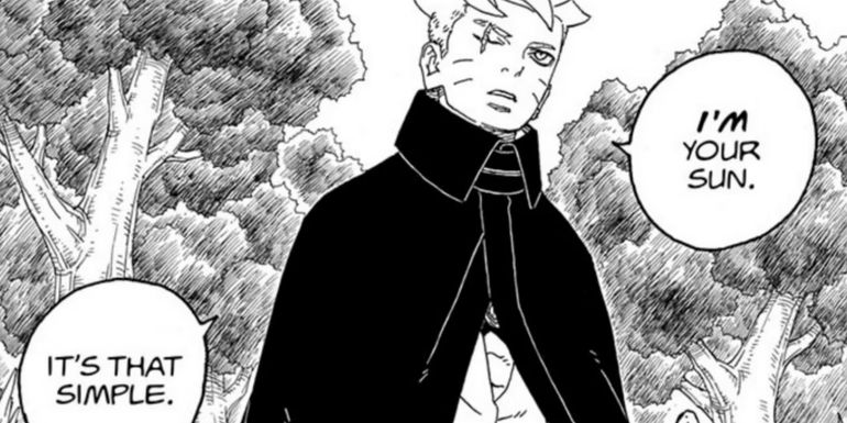 Boruto tells Mitsuki he's his sun in Two Blue Vortex