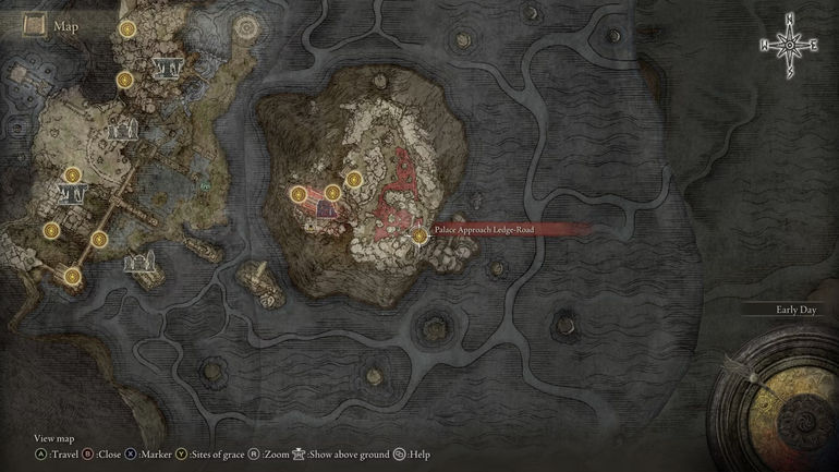 Elden Ring - Mohgwyn Palace map - How to Farm the Bird at Mohgwyn Palace