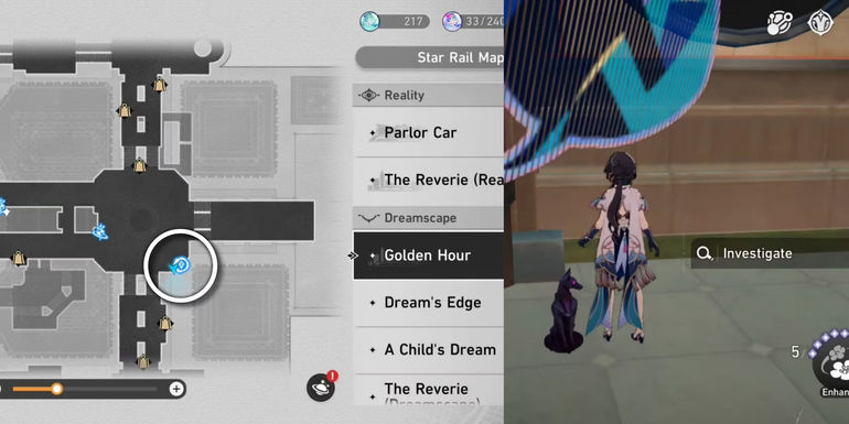 Hound Statue in Golden Hour - Honkai: Star Rail