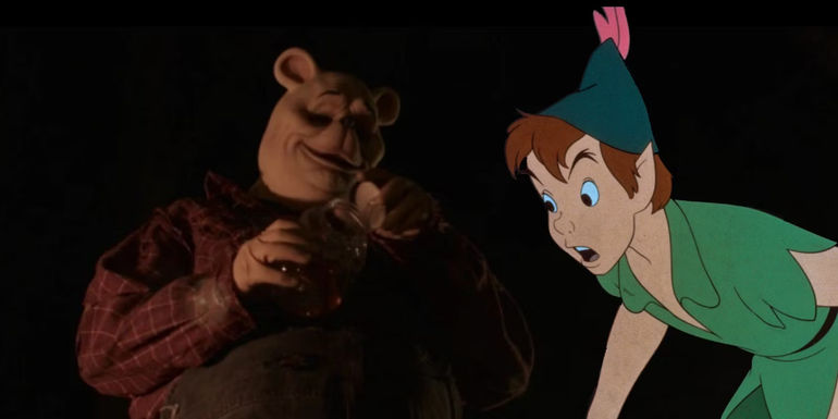 Winnie the Pooh in Blood and Honey with Peter Pan - The Perilous Path Ahead: Peter Pan's Unending Nightmare