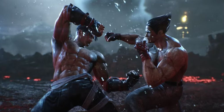 Jin and Kazuya fighting - The Evolution of Game Development