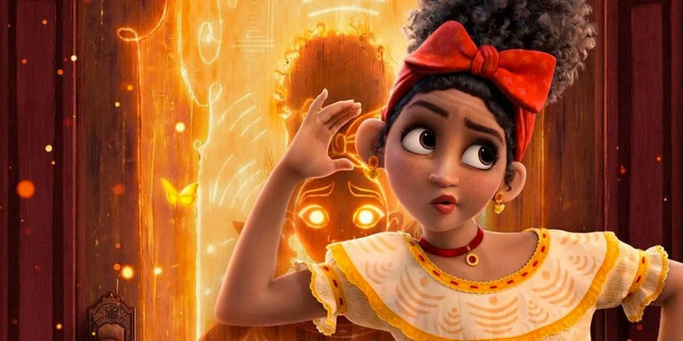 Dolores Madrigal listening in Encanto - Voiced by Adassa - Dolores: Hears Everything