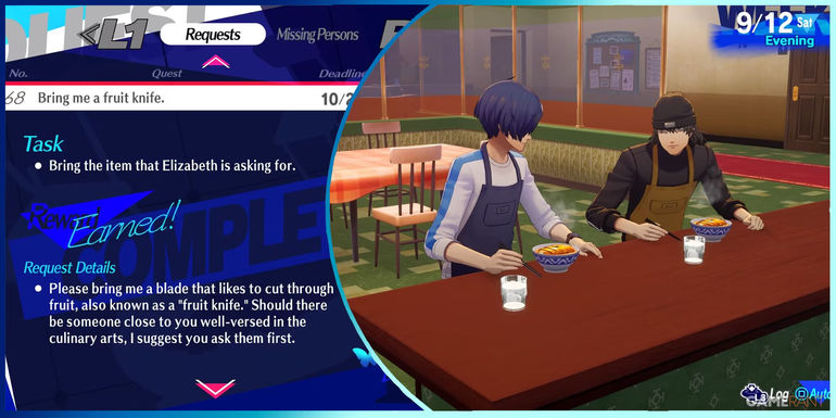 Persona 3 Reload: The Quest for the Elusive Fruit Knife
