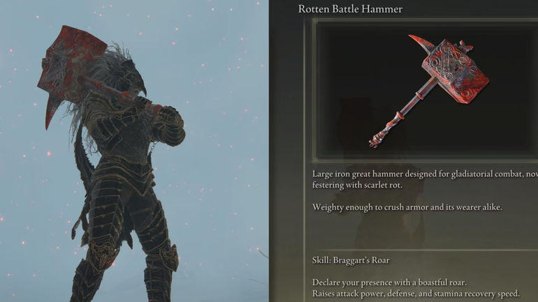 Elden Ring: Acquiring the Formidable Rotten Battle Hammer