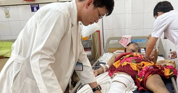 Kỳ diệu của y học: Cuộc hành trình phẫu thuật cứu sống nam thanh niên bị mảnh sắt văng vào đùi