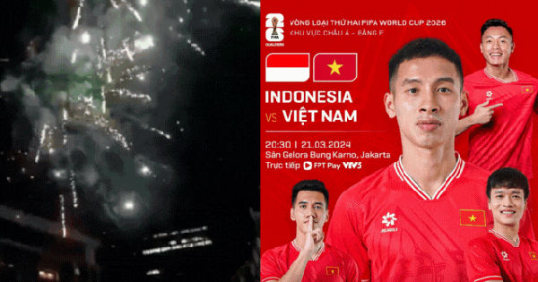 Phản ứng khó tin từ CĐV Indonesia: Pháo hoa 'chơi xấu' hướng về khách sạn của đội tuyển Việt Nam