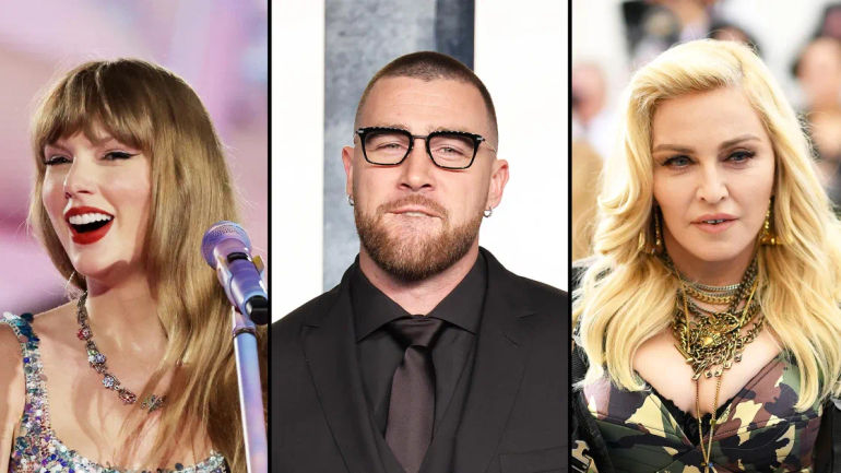Taylor Swift and Travis Kelce Spotted Together at Madonna's Exclusive Oscars Bash