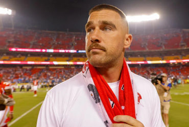 Travis Kelce Struggles to Keep F-Bombs in Check on 'New Heights' Podcast