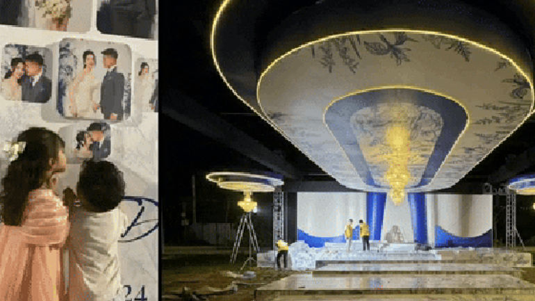 Hành Trình Chuẩn Bị Rạp Cưới Ấn Tượng của Đôi Uyên Ương Quang Hải - Chu Thanh Huyền