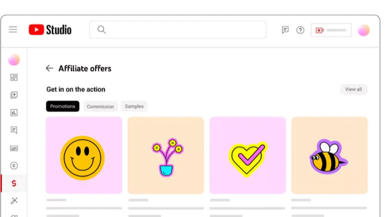 Giới thiệu về Công cụ Mua sắm Affiliate Hub của YouTube