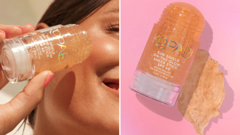 Glow and Shine Under the Sun with this Convenient Sunscreen Stick