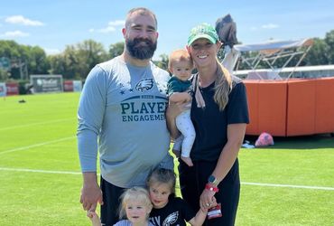 Jason Kelce Playfully Threatens His Daughter's Preschool Crush