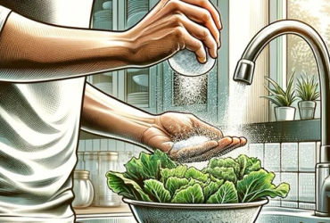 Sự thật về việc rửa rau bằng nước muối