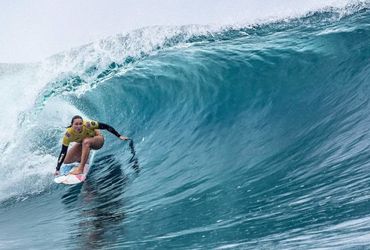 Olympic Champion Carissa Moore's Epic Encounter with the Powerful Teahupo'o Wave