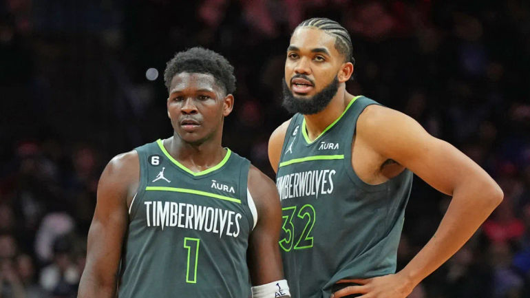 The Internet Can't Get Enough of Anthony Edwards and Karl-Anthony Towns' Postgame Press Conference