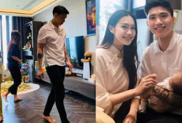 Bí mật đằng sau hình ảnh đầy tháng của cặp đôi Doãn Hải My và Đoàn Văn Hậu