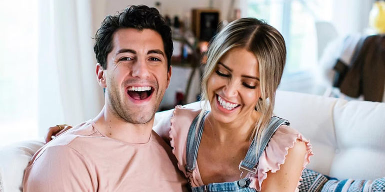 The Bachelorette's Kaitlyn Bristowe and Jason Tartick smiling