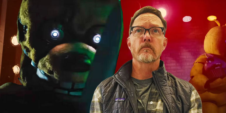 Springtrap and Matthew Lillard in the Five Nights at Freddy's Movie
