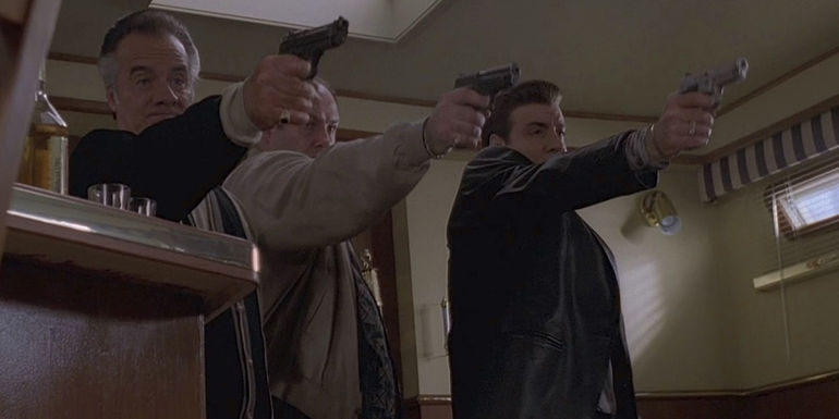 Big Pussy gets killed for being an informant in The Sopranos