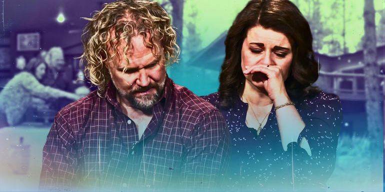 Sister Wives Kody & Robyn looking miserable 