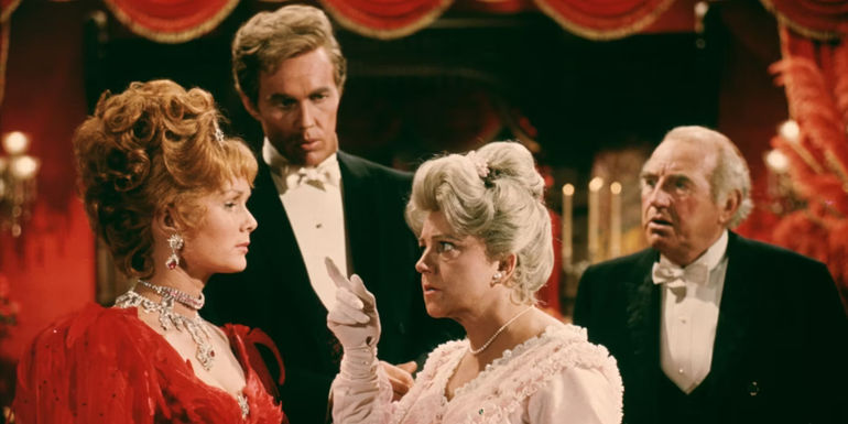 Molly, Johnny, Shamus, and Buttercup in The Unsinkable Molly Brown