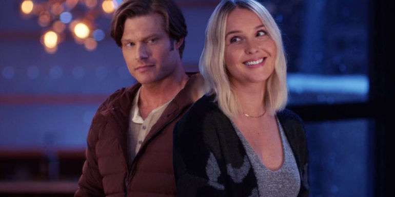 Chris Carmack as Link and Camilla Luddington as Jo Wilson in Grey's Anatomy season 18