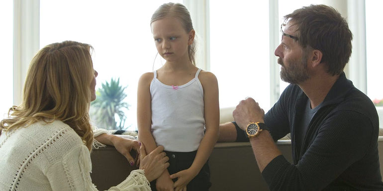 Amabella and her parents (Laura Dern on right) in Big Little Lies