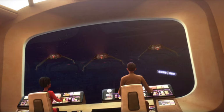 Enterprise-D bridge viewscreen