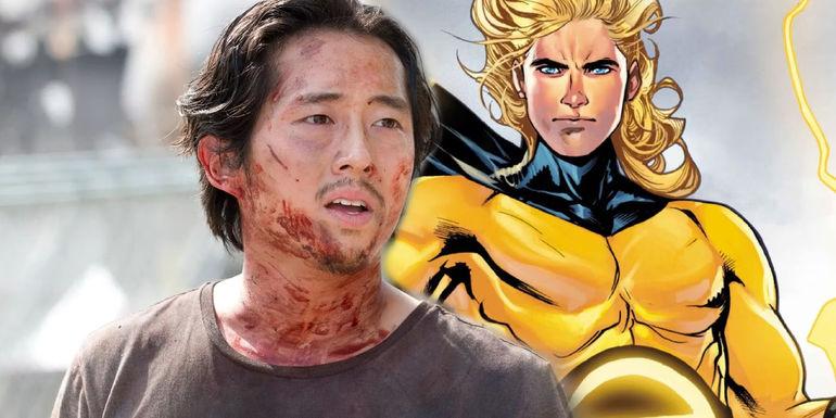Thunderbolts star Steven Yeun with Sentry in the Marvel Cinematic Universe custom News image