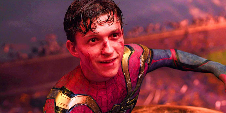 Tom Holland Spider-Man Smiling Spider-Man No Way Home