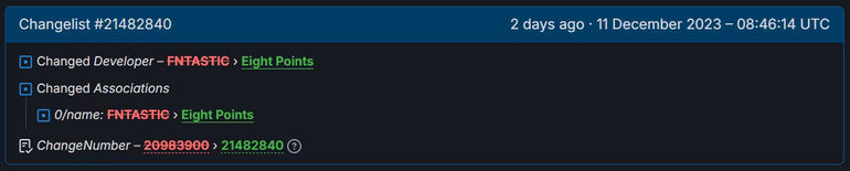 the day before fntastic name changed to eight points steamdb