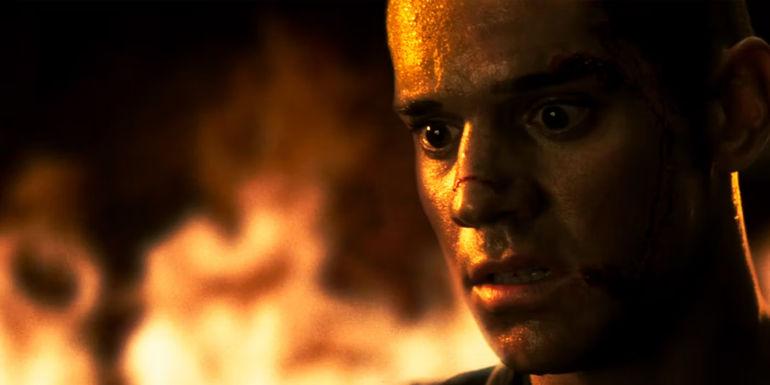 The Kid Looking At Captain Mifune In The Matrix Revolutions