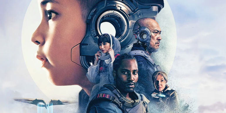 The Creator Cast on a stylized Poster