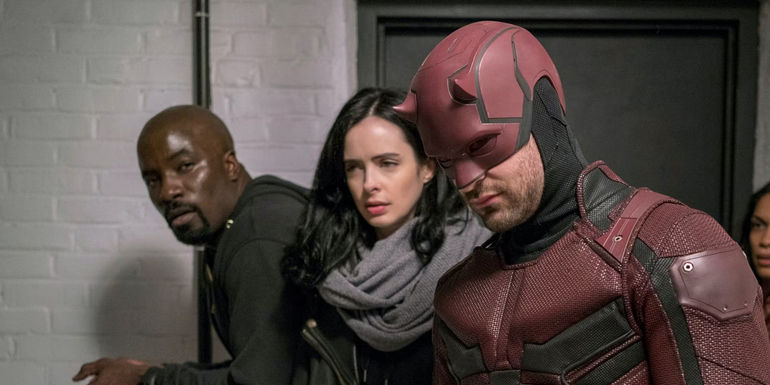 Luke Cage, Jessica Jones and Daredevil The Defenders photo
