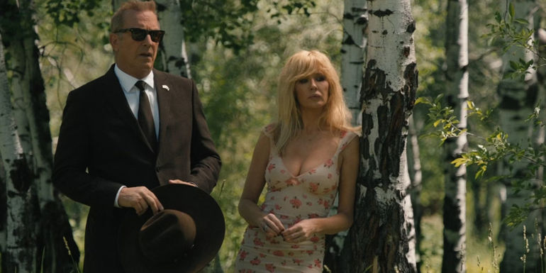 John and Beth at a funeral in Yellowstone