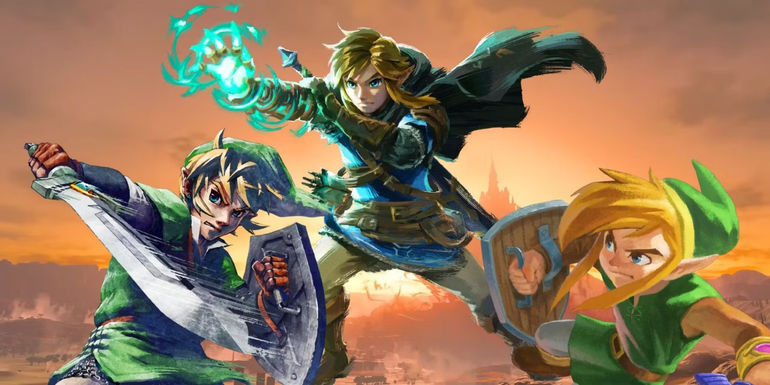Zelda TOTK Three Links Art (1)