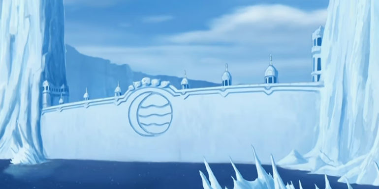 The Northern Water Tribe's defensive wall in Avatar: The Last Airbender.