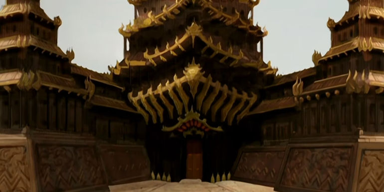 The Fire Nation palace in Avatar: The Last Airbender.