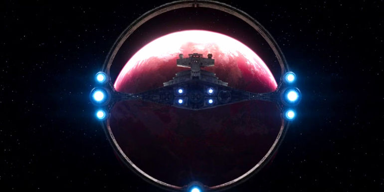 Thrawn's ISD, the Chimaera, heads towards Dathomir in Ahsoka.